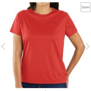 Carhartt Women's Vibrant Red Short Sleeve Tee
